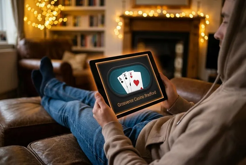 jouer au poker en ligne sur Grosvenor Casino Bradford